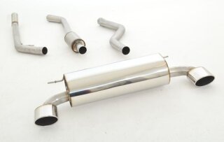 63.5mm catback-system with tailpipe left & right stainless steel