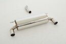 back-silencer with tailpipe left &amp; right M135i-Look stainless steel