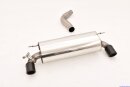 76mm back-silencer with tailpipe left &amp; right M135i-Look stainless steel