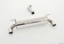 70mm back-silencer with tailpipe left &amp; right M135i/M140i-Look stainless steel