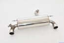 76mm back-silencer with tailpipe left &amp; right M140i-Look stainless steel