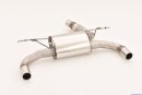 back-silencer with tailpipe left &amp; right M235i/M240i-Look stainless steel