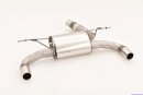 76mm back-silencer with tailpipe left &amp; right M235i/M240i-Look stainless steel