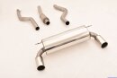 70mm catback-system with tailpipe left &amp; right M235i/M240i-Heck stainless steel