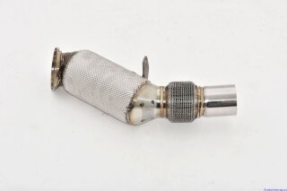 90mm > 76mm downpipe with 200 cells HJS catalyst stainless steel
