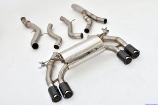 90mm catback-system with tailpipe left & right stainless steel