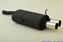 back-silencer aluminised steel