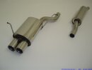 63.5mm catback-system stainless steel