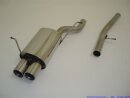 back-silencer stainless steel