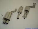 63.5mm catback-system stainless steel