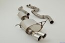 63.5mm catback-system stainless steel