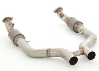 70mm front-pipe set with 200 cells sport catalyst stainless steel