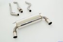 63.5mm catback-system with tailpipe left &amp; right stainless steel