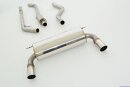 63.5mm catback-system with tailpipe left &amp; right 335i-Look stainless steel