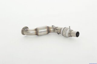 76mm downpipe with 200 cells sport-catalyst stainless steel