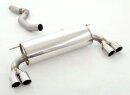 76mm back-silencer with tailpipe left & right...