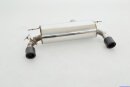 76mm back-silencer with tailpipe left &amp; right stainless steel