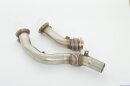 70mm downpipe set stainless steel
