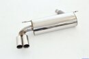 76mm back-silencer with tailpipe left & right...