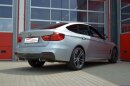 76mm back-silencer with tailpipe left &amp; right 335i/340i-Look stainless steel