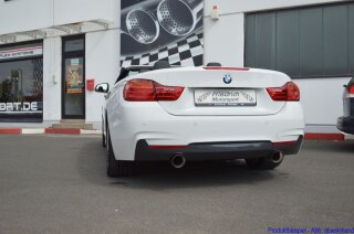 76mm catback-system with tailpipe left & right 435i-Look stainless steel
