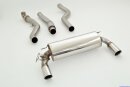 90mm catback-system with tailpipe left &amp; right stainless steel