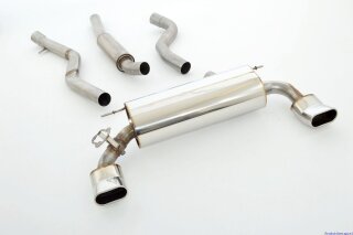 76mm catback-system with tailpipe left & right stainless steel