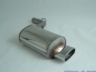 back-silencer stainless steel