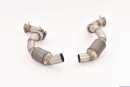 2x 76mm downpipe-set with 200 cells HJS sport-catalyst...