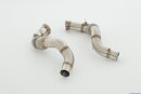2 x 3 Zoll (76mm) Downpipe stainless steel