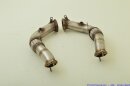 70mm downpipe set stainless steel
