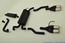 63.5mm catback-system with tailpipe left &amp; right aluminised steel