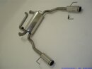 63.5mm catback-system with tailpipe left &amp; right stainless steel