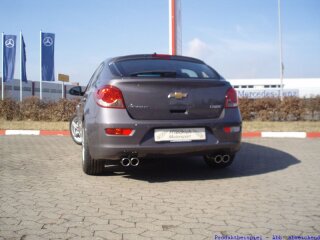 63.5mm catback-system with tailpipe left & right aluminised steel
