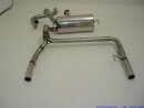 63.5mm catback-system with tailpipe left &amp; right stainless steel