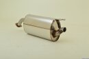 back-silencer stainless steel