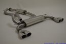 63.5mm catback-system with tailpipe left &amp; right stainless steel