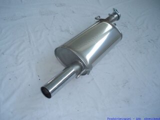 back-silencer stainless steel