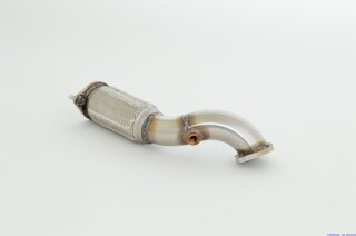 63.5mm downpipe with flexible pipe stainless steel