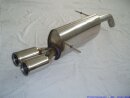 back-silencer stainless steel