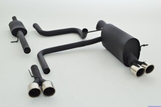 63.5mm catback-system with tailpipe left & right aluminised steel