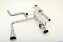 63.5mm catback-system with tailpipe left &amp; right stainless steel