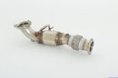 70mm downpipe with 200 cells sport catalyst stainless steel