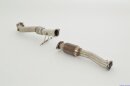 76mm downpipe with 200 cells HJS sport-catalyst stainless...