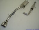 63.5mm catback-system stainless steel