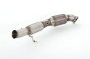 76mm downpipe with 200 cells HJS sport-catalyst stainless...