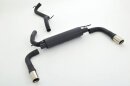 back-silencer with tailpipe left & right aluminised...