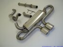 76mm catback-system with tailpipe in the middle stainless...