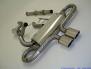 76mm catback-system with tailpipe in the middle stainless...