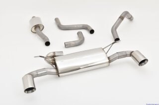 63.5mm catback-system with tailpipe left & right ST-Look stainless steel